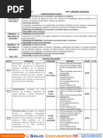 Plan de Evaluacion de Química de Tercer Año