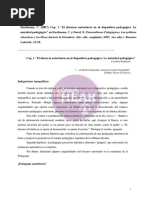 KAUFMANN El Discurso Autoritario en El Dispositivo Pedagógico. La Unicidad Pedagógica, en Paternalismos Pedagógicos