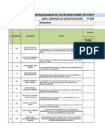 Cronograma de Sustentacion 2017 - II 