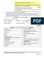 Formulario 463 Frigorifico Madonado