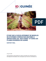 Etude Sur Le Developpement de Modeles D'irrigation