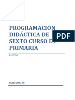 Programación 6º 2017-18