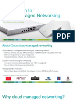 Cisco Meraki Cloud Networking