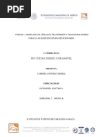 Modelado de Lienas de Transmision y Transformadores para El Analisis en Estado Estacionario