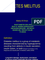 Diabetes Melitus: Makbul M Aman