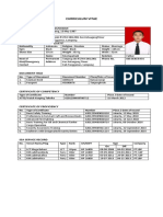 Curriculum Vitae: Personal Data