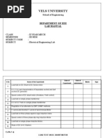 Electrical Engineering Lab Manual For II Mech Part I