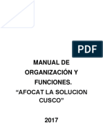 Manual de Organización y Funciones - Modificado