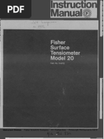 Fisher - Surface.tensiometer - Manual Escuela Viejo