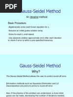 1 Gauss Seidel