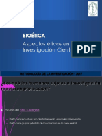 Aspectos Eticos en Investigación