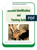 Mammal Identification and Tracking Guide PDF