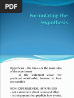 Ch6 Formulating The Hypothesis-1