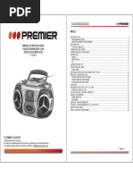 Radiograbadora Premier Sx-2558du