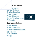 7 Cartas de San Pablo