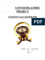 Tangent Galvanometer