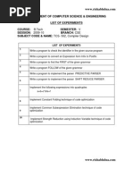 Compiler-Design Lab Assignment Solution