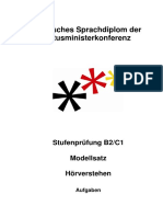 Modellsatz B2-C1 HV Aufgaben PDF