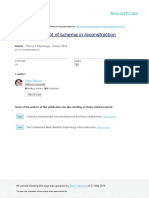 Bartlett's Concept of Schema in Reconstruction: Theory & Psychology October 2013