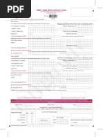 Debit Card Application Form For Burgundy Savings Account PDF