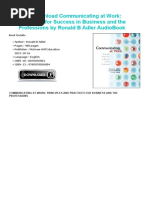 Communicating at Work