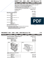 PEUGEOT 106 - 306 - 206 - 406 Motores TU PDF