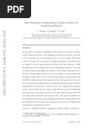 Fast Formation of Isogeometric Galerkin Matrices by Weighted Quadrature