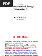 Electromechanical Energy Conversion II: Dr. Ali M. Eltamaly