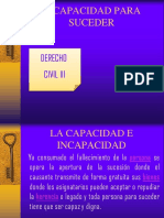 Derecho Civil IV - Incapacidad para Suceder