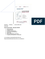 MUSILAND Monitor 04 MX Quick Start Guide