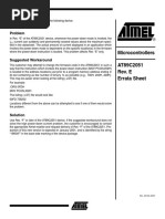 Microcontrollers AT89C2051 Rev. E Errata Sheet: Problem