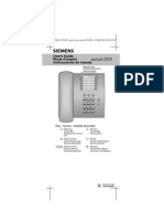 Siemens Euroset 2010 User Guide