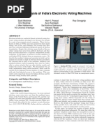 Security Analysis of India's Electronic Voting Machines