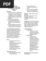 Revised Penal Code Art. 353-364 Summary