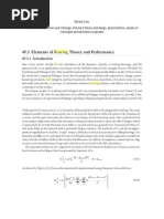 Elements of Bearing Theory and Performance