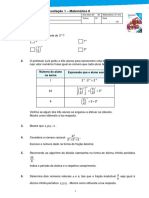 Proposta de Teste 8.º Ano