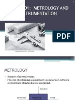 2K6Me 701: Metrology and Instrumentation: Arun George Gec Wyd