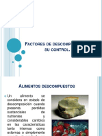 Factores de Descomposición y Su Control