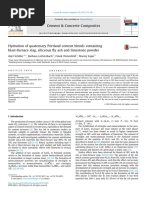 Hydration of Quaternary Portland Cement Blends Containing Blast-Furnace Slag, Siliceous Fly Ash and Limestone Powder