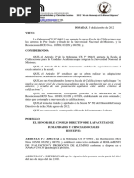 Res. 240-12 Reglamento de Evaluación y Promoción