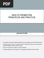 Health Promotion LO1&2