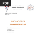 Oscilaciones Amortiguadas