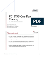 PCI-DSS v3 One Day Training