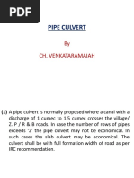 Pipe Culvert: by Ch. Venkataramaiah