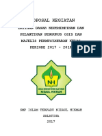 Proposal LDK Dan Pelantikan OSIS