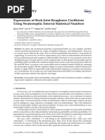 Expressions of Rock Joint Roughness Coefficient Using Neutrosophic Interval Statistical Numbers