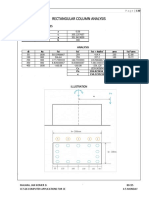 Rectangular Column Analysis: Material Properties