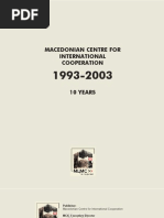 Macedonian Center For International Cooperation 1993-2003