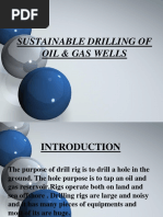 Sustainable Drilling of Oil and Gas Wells