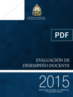 Informe de Evaluacion Docente